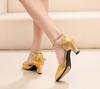 Latin Dance Shoes Ballroom Women Adult 5.5CM Middle Heel Dance Shoes Tango Salsa