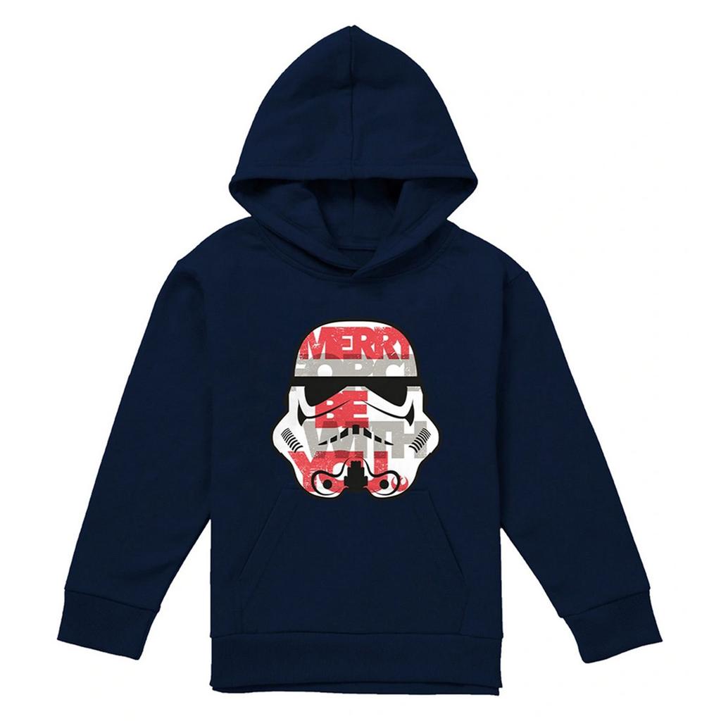 Star Wars Childrens/Kids Merry Force Be With You Stormtrooper Christmas Hoodie