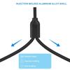 2RCA Female to XLR Male Converter Cable Professional Sound Connector 30cm Length Nylon Texture for Speaker