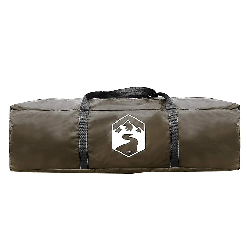 Vidaxl Campingzelt, 4-Personen, Tunnelzelt, Braun, Wasserdicht
