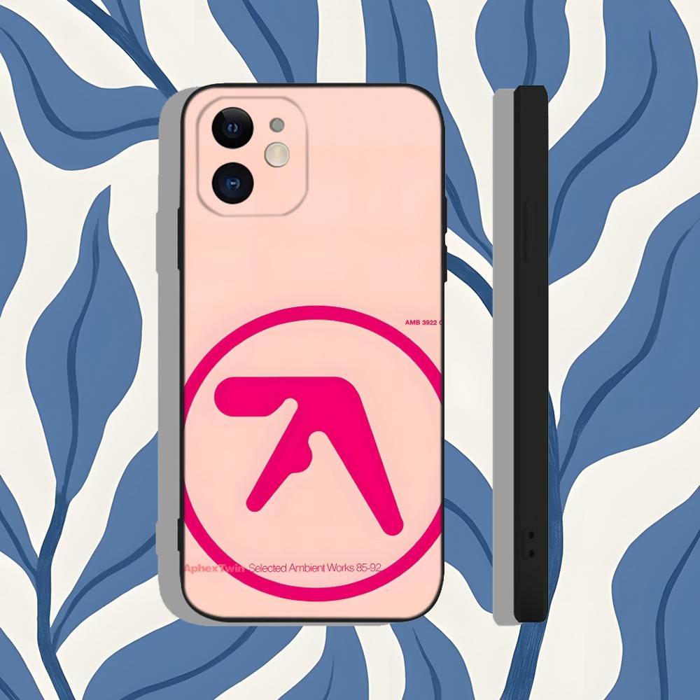 Aphex T-Twin IDM Acid Techno Phone Case For iPhone 17,16,15,14,13,12,11,X,XS,8,7,Pro,Max,Plus,E,SE4,Air,Mini Soft TPU Gift