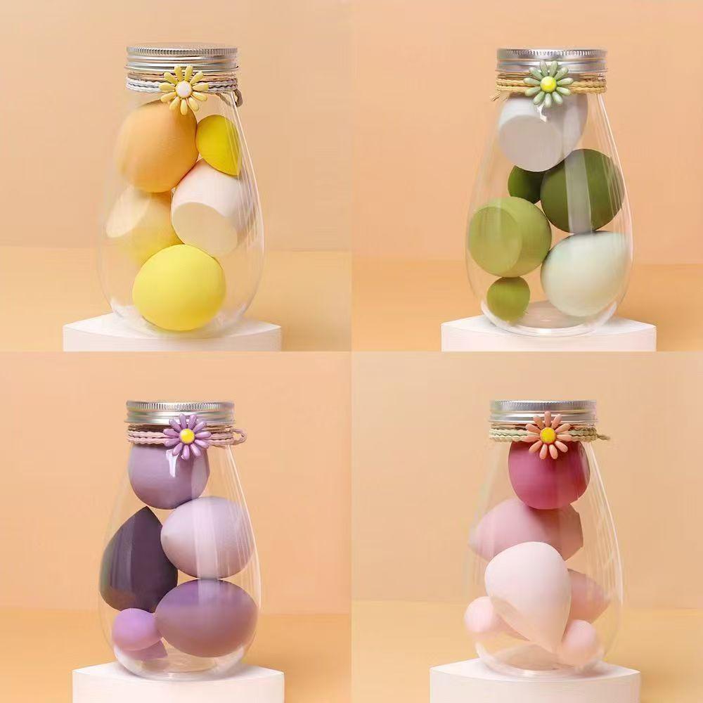 Matte Water Drop Makeup Sponge Set - Non-Absorbent Cushion Puff for Foundation and Liquid Application