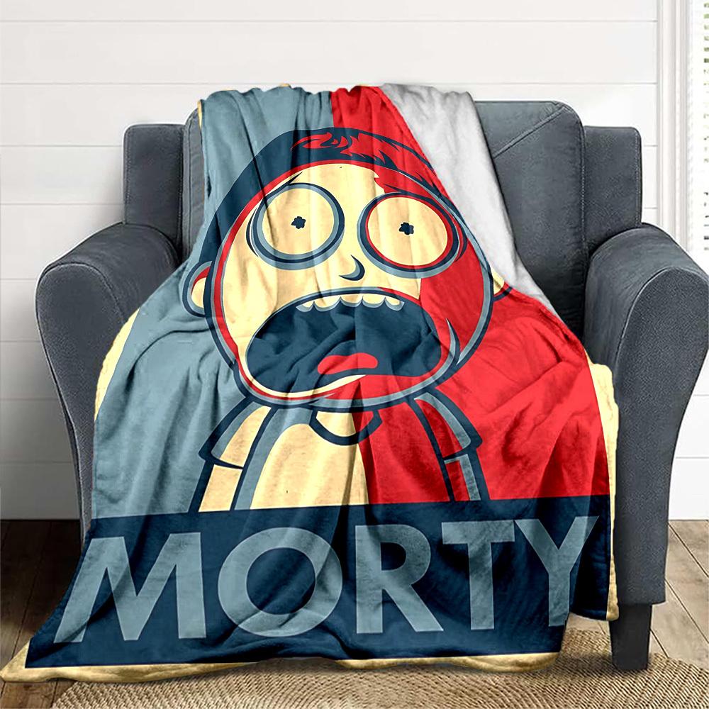 

1 шт. Плед MORTY Легкий фланелевый плед для дивана, кровати, путешествий, гостиной, офиса, дивана, кресла и кровати 80x120cm