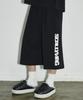 SCALLYWAG Embossed Lettering Training Shorts [Black]