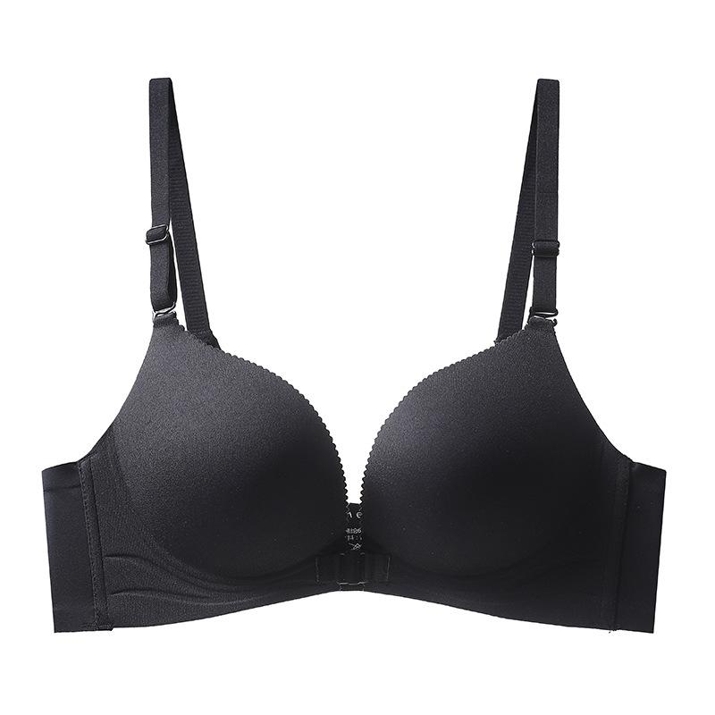 Front buckle seamless underwear women gather small breasts, show large breasts, anti-sagging adjustment type new bra cover