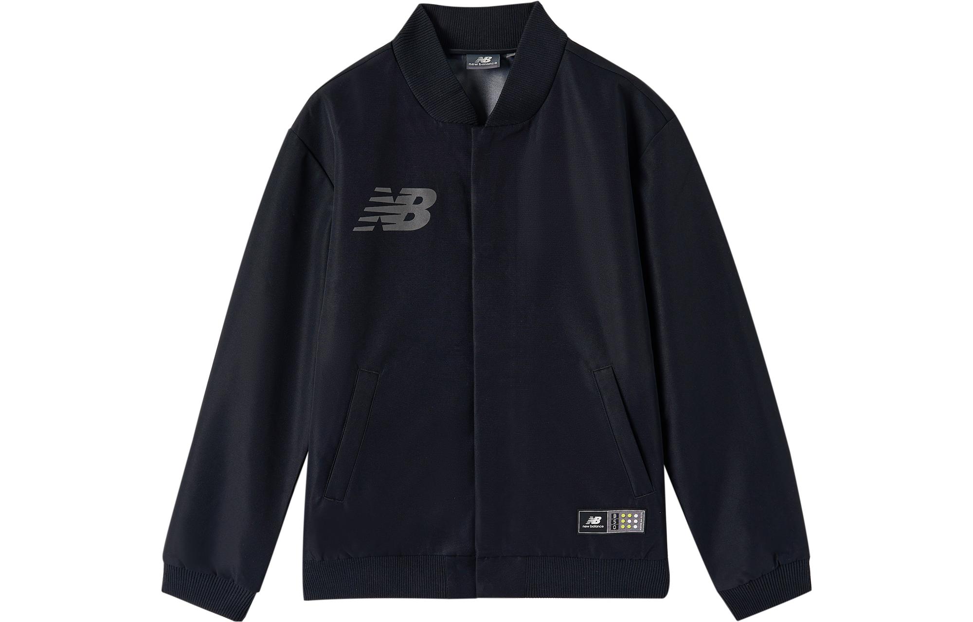 

New Balance Jackets Men s Black Pointed Collar Moderate Other NAA1R041-BK L