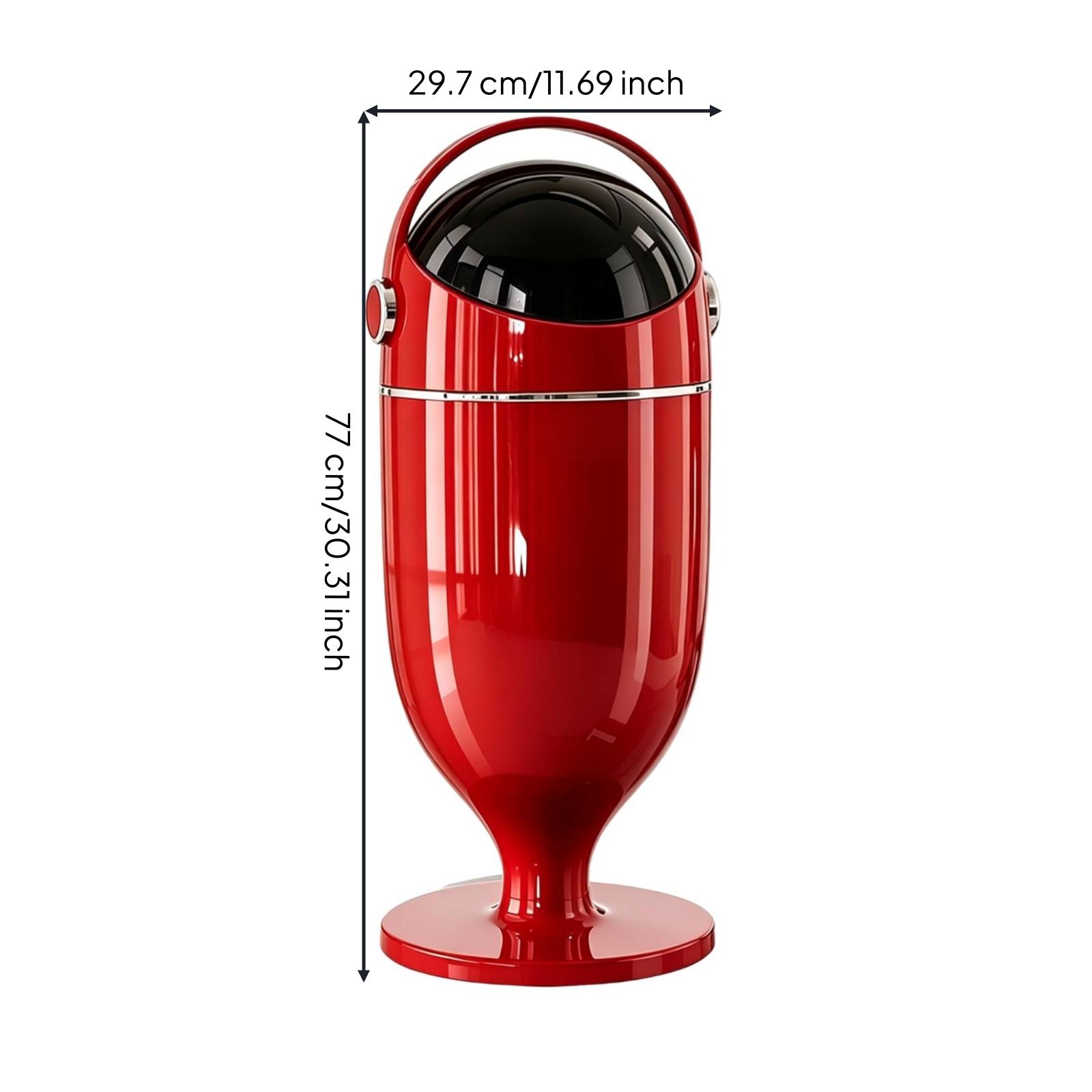 Inner-Outer Trash Can with Sealed Lid