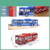 Red Interactive Bus Toy Vehicle Model With Music Stories Lights For Playtime Fun