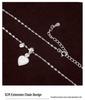White Mother of Pearl Heart S925 Sterling Silver Necklace - Elegant and Versatile Clavicle Chain with a Niche Luxury Design for Women