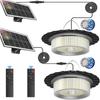 Solar Shed Light 244LED Motion Sensor Pendant Light with Remote Control Waterproof for Indoor Outdoor Home Yard Garage