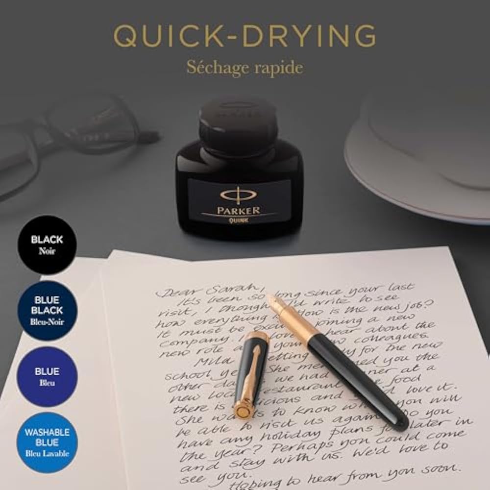 PARKER Parker Bottle Ink Quink Black S1162110 57ml Regular Imported