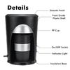 420W 0.3L Coffee Maker Single Cup Drip Coffee Pot Small Coffee Machine With Travel Cup Automatic Power Off