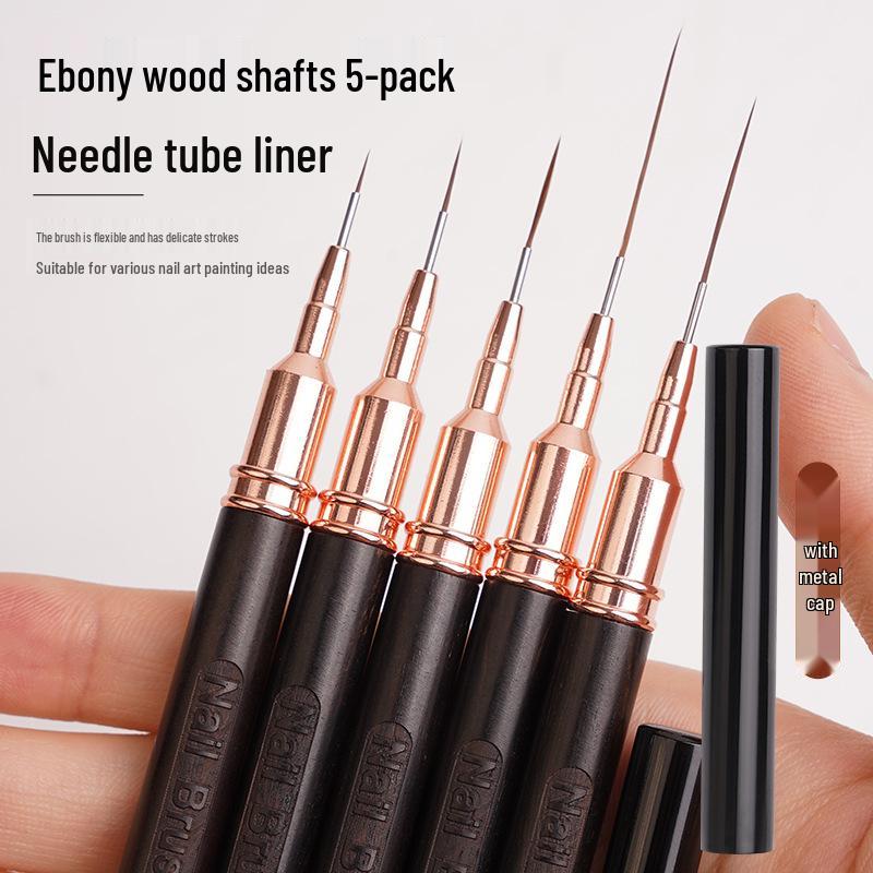 

Sandalwood Needle Tube Nail Art Liner Brush for Beginners