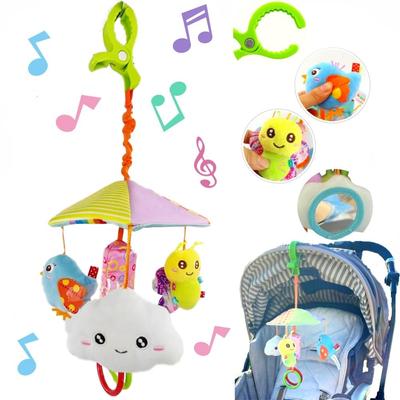 Smiim Stroller, Merry-go-round, Bed, Merry-go-round, Baby Toy, Car Seat, Ages 0-1, Boys and Girls, Birthday Gift, Baby Shower Gift (Merry-go-round)