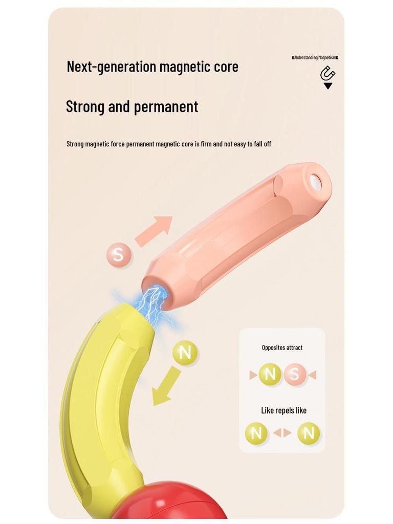 Magnetic Building Blocks - Large, Strong Magnets for Early Education (Ages 1-3)