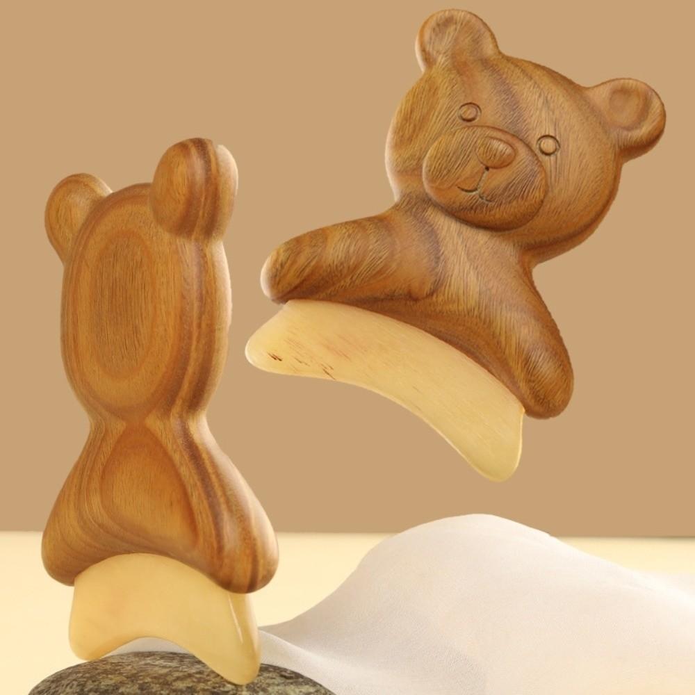 Lifting and Tightening Guasha Tool Reduce Puffiness Green Sandalwood Massager  SPA