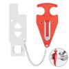 Security Door Lock Plastic Safety Locker Latch Locks Portable Household Dorm Bathroom Doors Stopper Supplies Gift