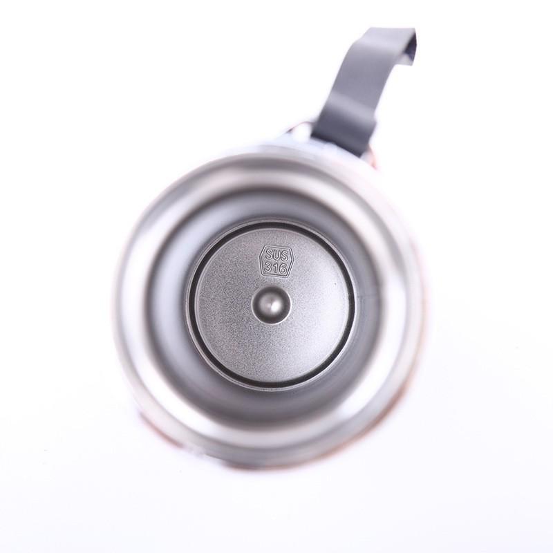 316 Stainless Steel Large Capacity Outdoor Sports Thermos Cup with Portable Lanyard
