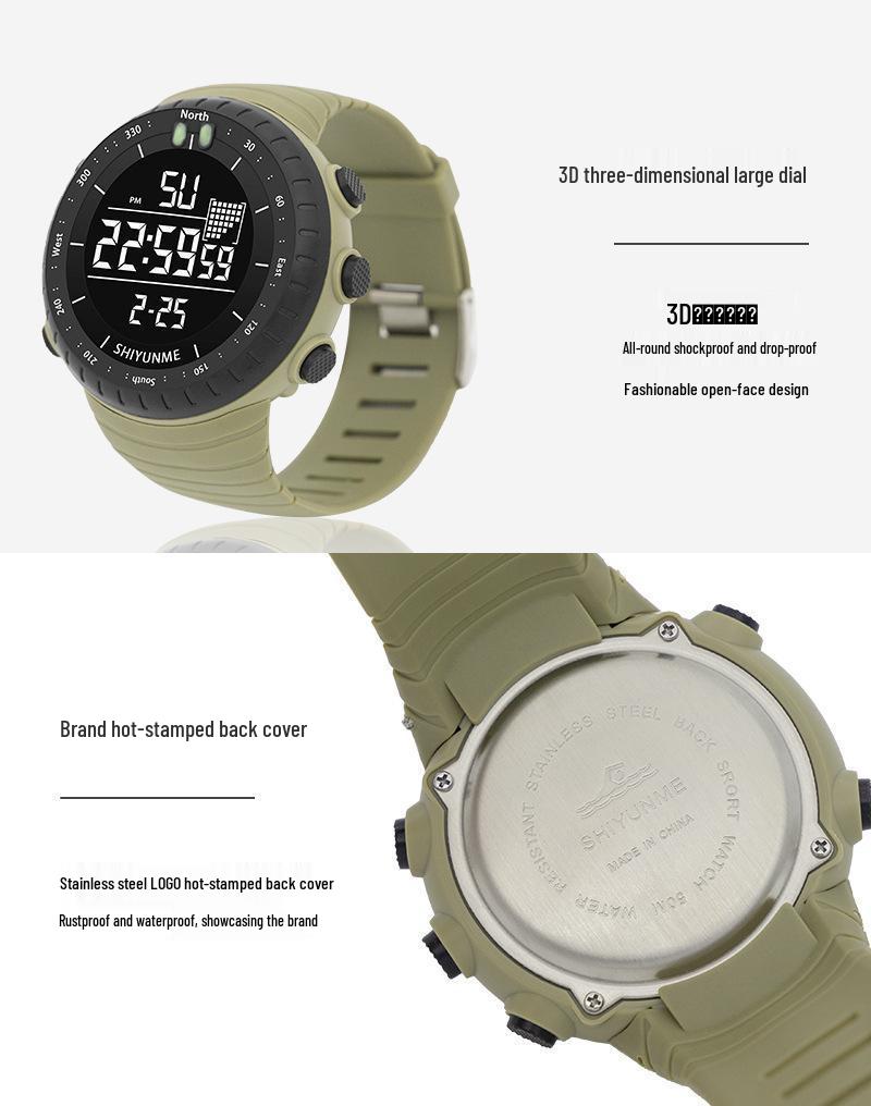 Kuaishou Herren Multifunktionale Wasserdichte LED Outdoor Uhr für Paare und Studenten