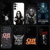 Custodia per Telefono Rock Singer O-Ozzy O-Osbourne Per Samsung S25,S24,S23,S22,S21,S20,Plus,Fe,Lite,Altri Copertura Morbida Nera