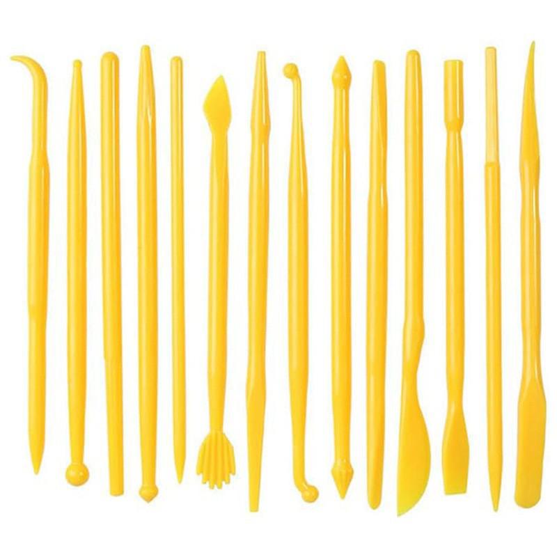 Ensemble d'outils de modelage en argile de poterie en cinq pièces pour sculpture DIY
