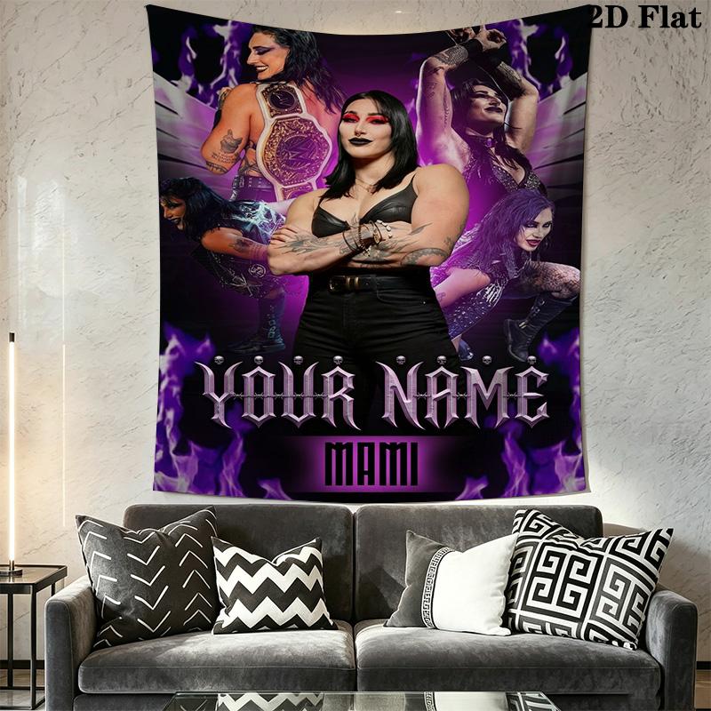 Name Custom Rhea Ripley Wall Tapestry Aesthetic Wall Hanging Printed Fabric Blanket Decorative Tapestries for Bedroom Living Room Home Decor