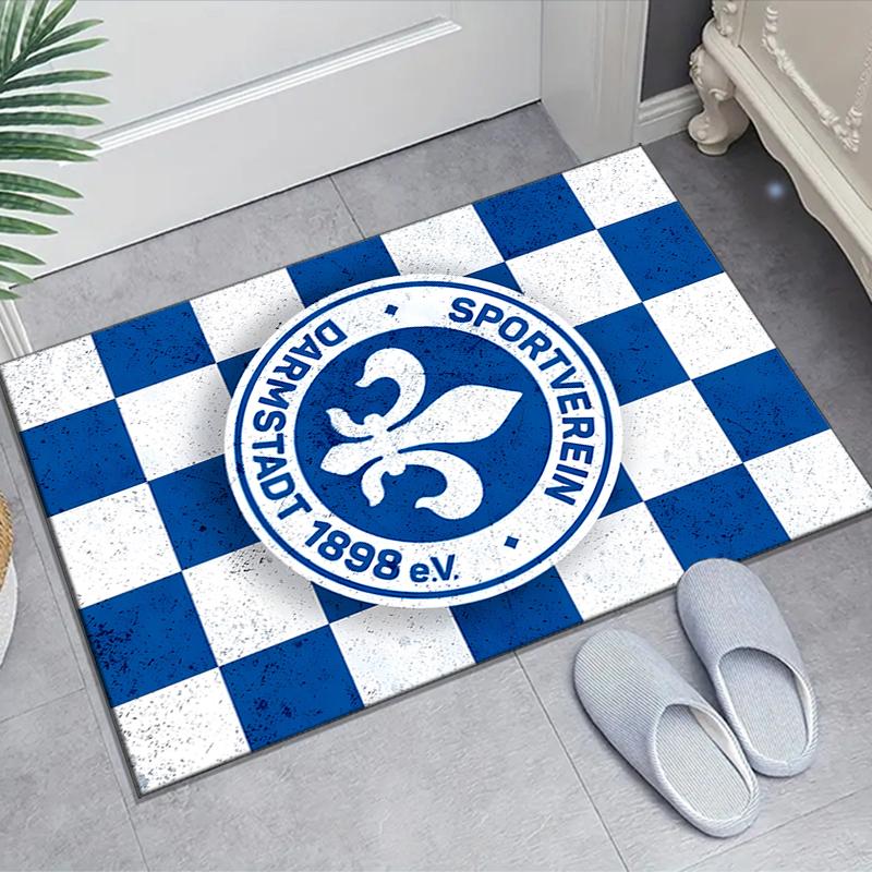 1pc Football Team Design Area Rug - Non-Slip, Soft & Cozy Floor Mat for Living Room, Bedroom, Office - Indoor/Outdoor Decorative Carpet
