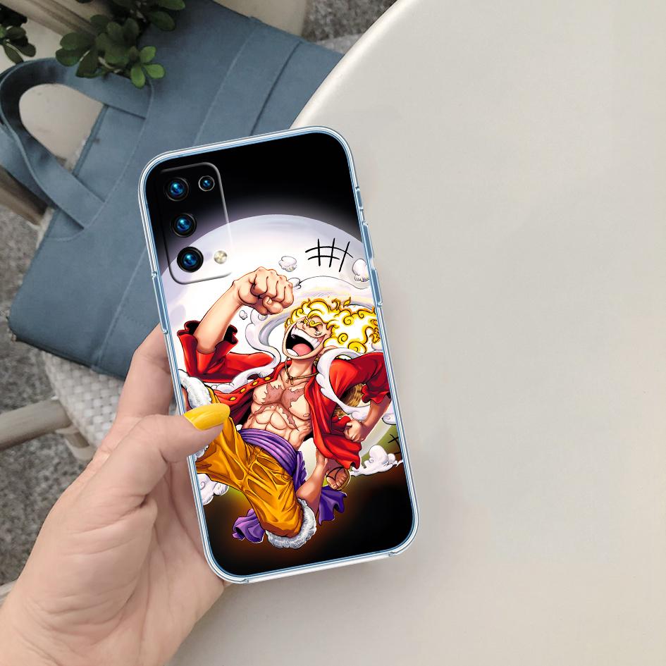One Piece Luffy Nami Transparent Phone Case for Motorola Moto Edge 20 30 40 50 S30 Fusion Ultra Pro Neo Lite + G200 G23