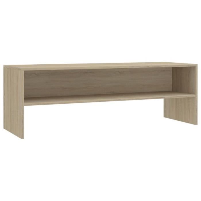VidaXL TV Stand Sonoma Oak 120 X 40 X 40 Cm Particleboard