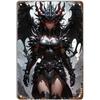 Fox Anime Pinup Girls Metal Tin Signs Wall Decoration Plaque Vintage Poster Iron Painting for Man Cave Home Cafe Garden Club Bar