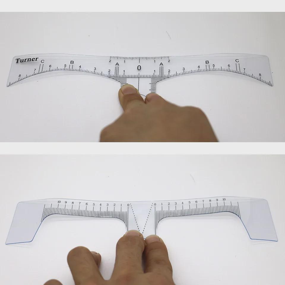 Règle de Positionnement et de Symétrie des Sourcils pour Broderie et Tatouage