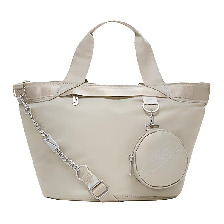 New Nike Fabric 2 in 1 Combo Bag Tote Shopping Bag Chain Bag Shoulder Bag Crossbody Bag Handbag Regular Women's Light Bone CW9303-230