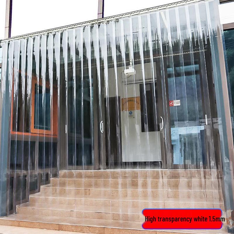High-End Transparent PVC Mosquito-Proof Door Curtain Partition
