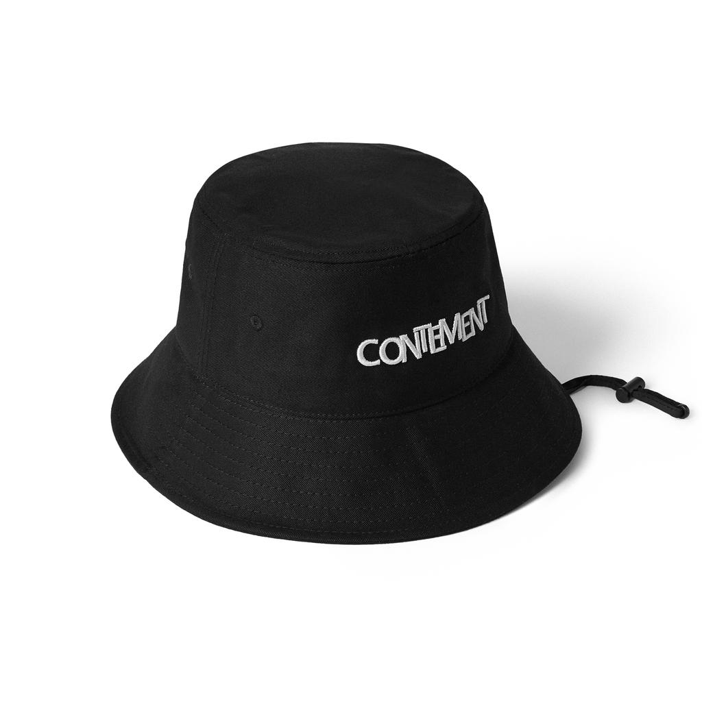 CONTEMENT Logo Bucket Hat_Black