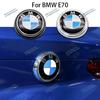BAAM1 2025 Hot 1PC Sticker Emblem 100mm 95mm Hood Rear Trunk Logo For BMW Dedicated  F15 F16 51147294465 E70 51147157696 Decoration Ac