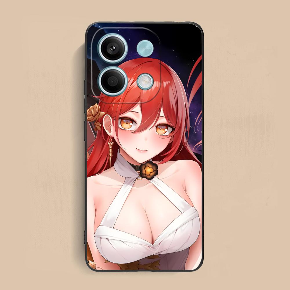 HSR Himeko Matte TPU Mobile Phone Case for Xiaomi Redmi 15 14 13 12 A5 3 2 1 C Plus 4G 5G Colorful Printing Cover