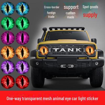 Beast Eye Autoscheinwerfer-Aufkleber - Transparente, grenzübergreifende Aufkleber