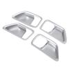 For Suzuki Vitara 2016 2017 2018 4Pcs Silver Chrome Car Interior Door Handle Bowl Decorative Cover Trim