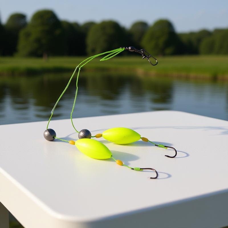 1pc 2 Hooks Fishing Hair Rigs Hook Iseni Hook Barb Carp Fishing Hook Ready-to-Use Size3#-14# Carp Rigs Fishing Lure