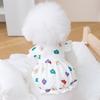 Dog Flower Decors Dress Walking Camp Pet Dress Dog Floral Skirt Dog Skirt