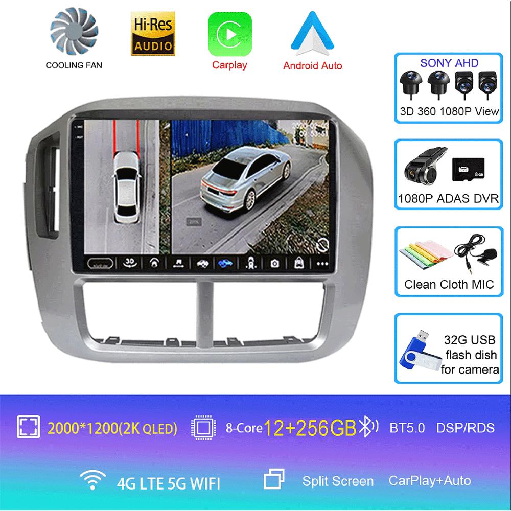Android 14 Carplay Auto WIFI+4G For Honda Pilot 2006 2007 2008 Car Radio GPS Stereo Multimedia Video Player 2din Head Unit Audio