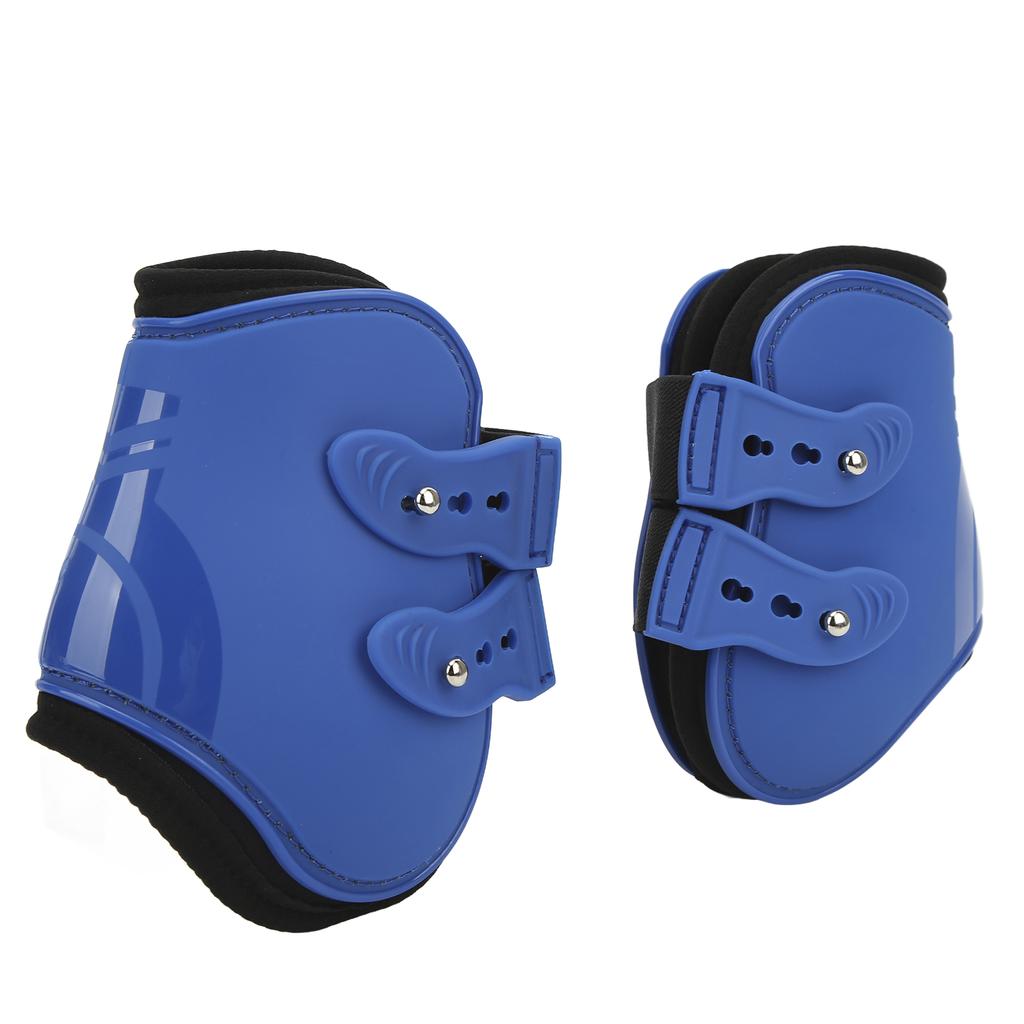 2Pcs PU Neoprene Leg Horse Boots Horse Leg Brace Guards Hind Legs Protection Gears