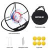 Golf Chipping Net Pop Up Practice Net for Backyard Indoor Training Aid with 6 Soft Balls Portable Golf Accessories 5