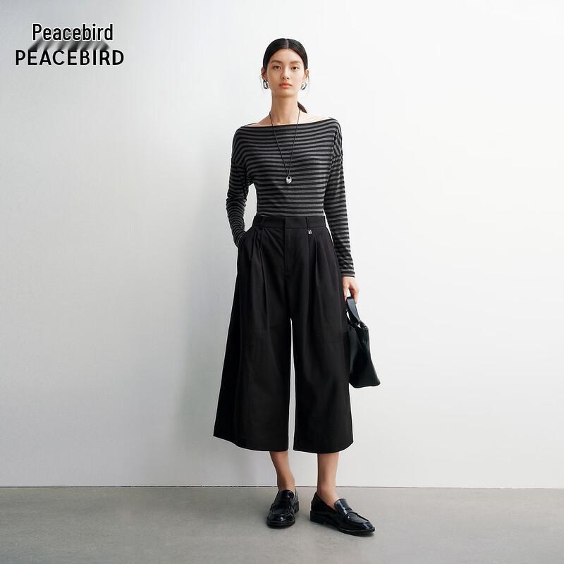 PEACEBIRD ABGBG1543 Casual Cropped Pants
