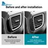 Carbon Fiber Interior Sticker for Mazda 3 Axela 2014-2018 Side Vent Grille Center Console LHD RHD