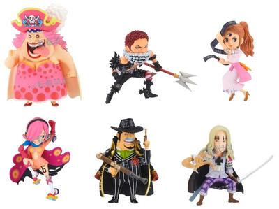 One Piece World Collectible Figure WT100 Commemorazione Illustrazione originale di Eiichiro Oda 100 Great Pirate Views 9 [Set di 6 tipi (Completo Completo)]