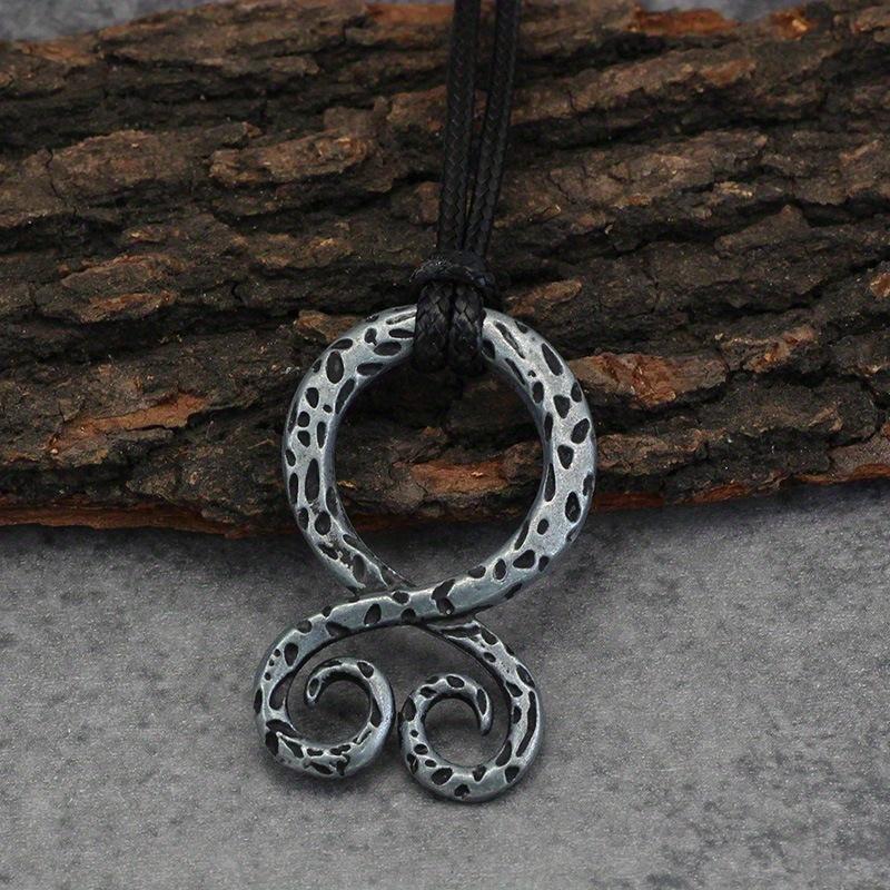Nordic Cultural Retro Style Circular Viking Pendant for Men's New Necklaces, Jewelry Accessories for Men's Necklaces, Jewelry Gifts