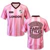 HarryStyles Together Tour Pink Soccer Jersey Shirt 2026 New Arrivals Shirts Summer Fashion V-neck BreathableMesh Jersey Unisex