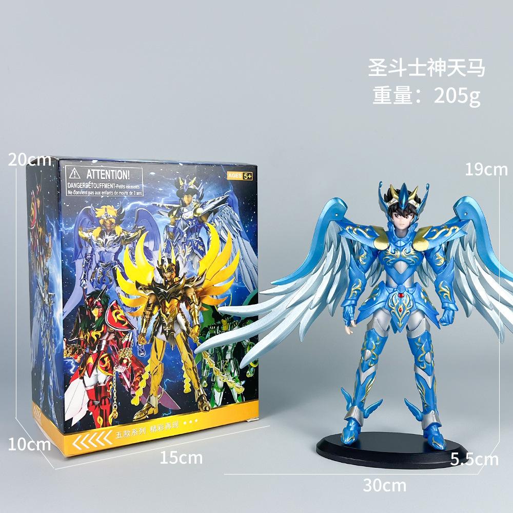 Saint Seiya 5Pcs Set Knights of the Zodiac Figure Pvc Collectible Anime Model Doll Toy