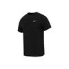 Men's Black Breathable Casual Crew Neck Short Sleeve T-Shirt